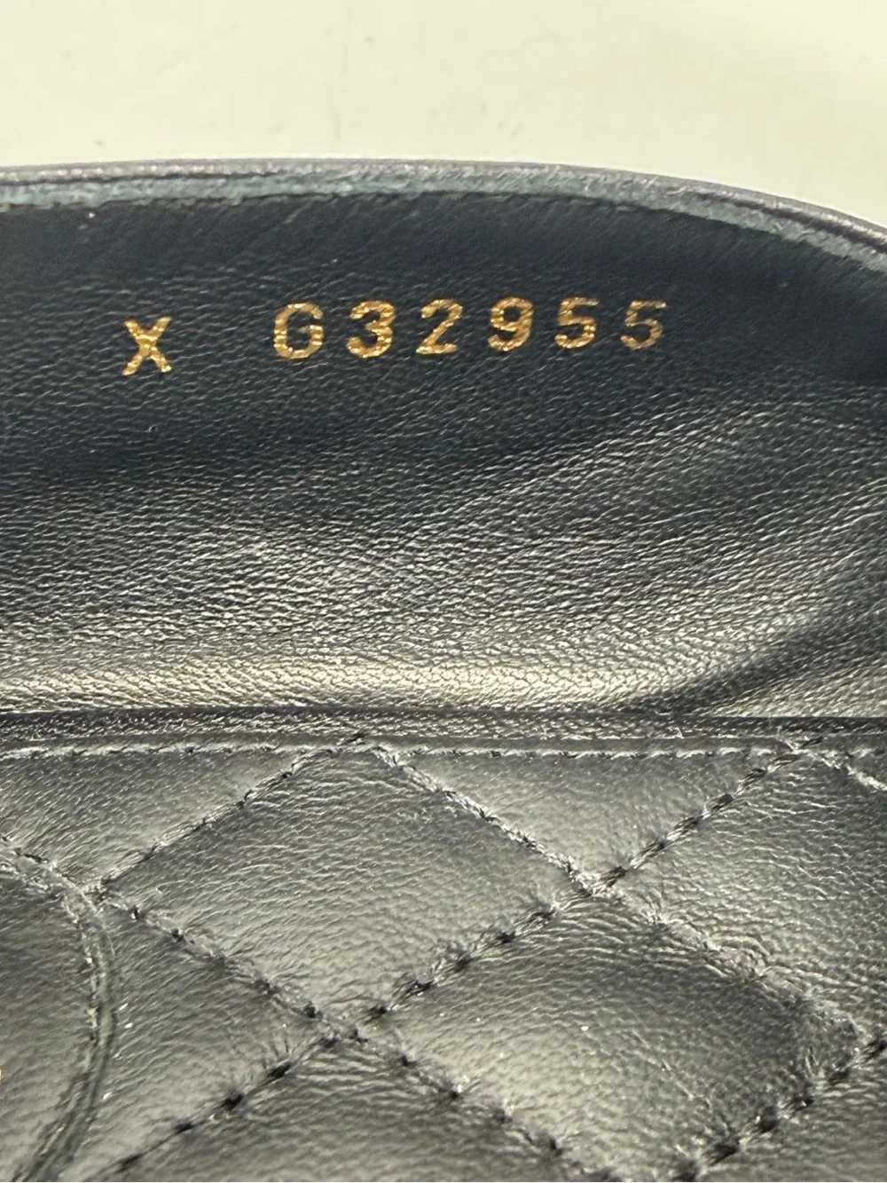 Chanel Loafers Black Leather Moccasins Size EUR 36